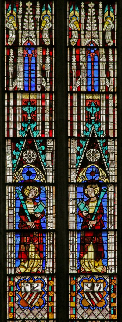 Window Depicting Saint Just and Saint Pasteur by French School